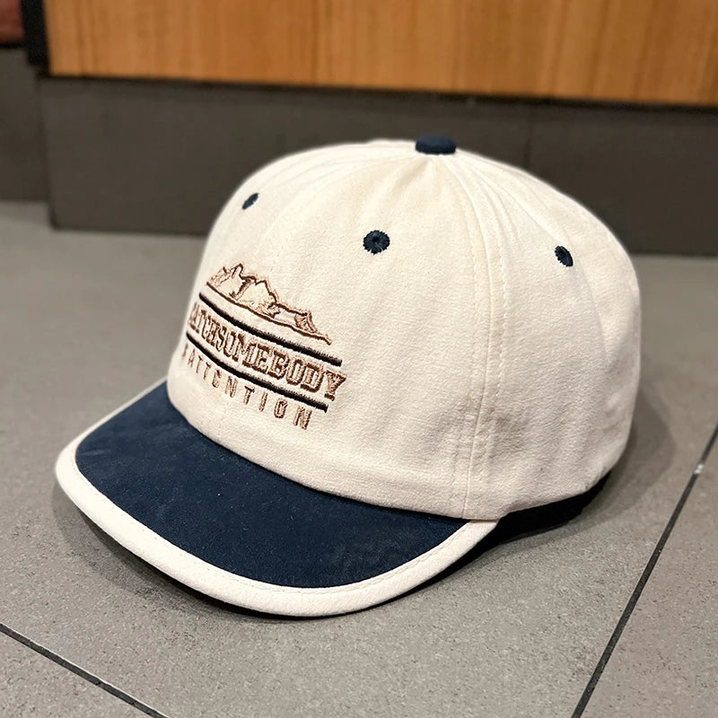 Retro QuickDry Short Brim Cap