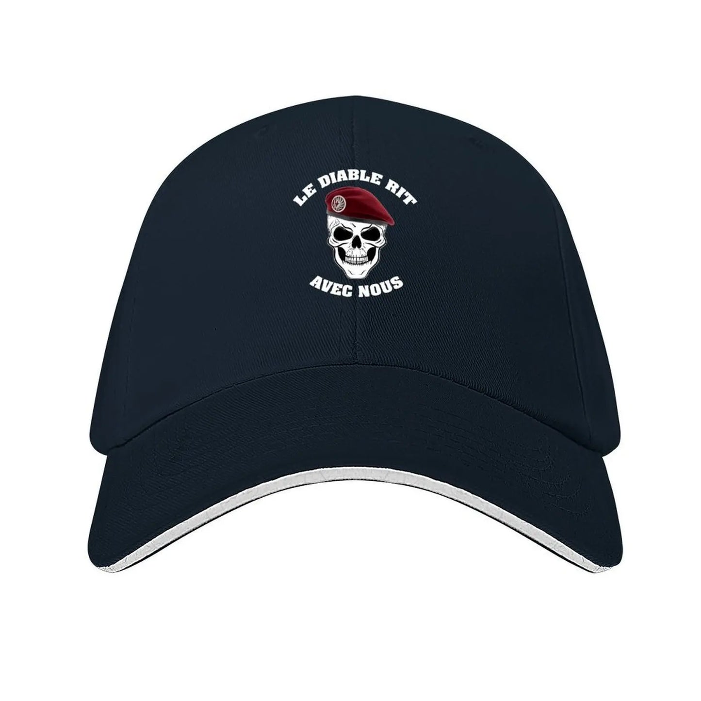 The Devil Laughs With Us Designer Visor Baseball Hat
