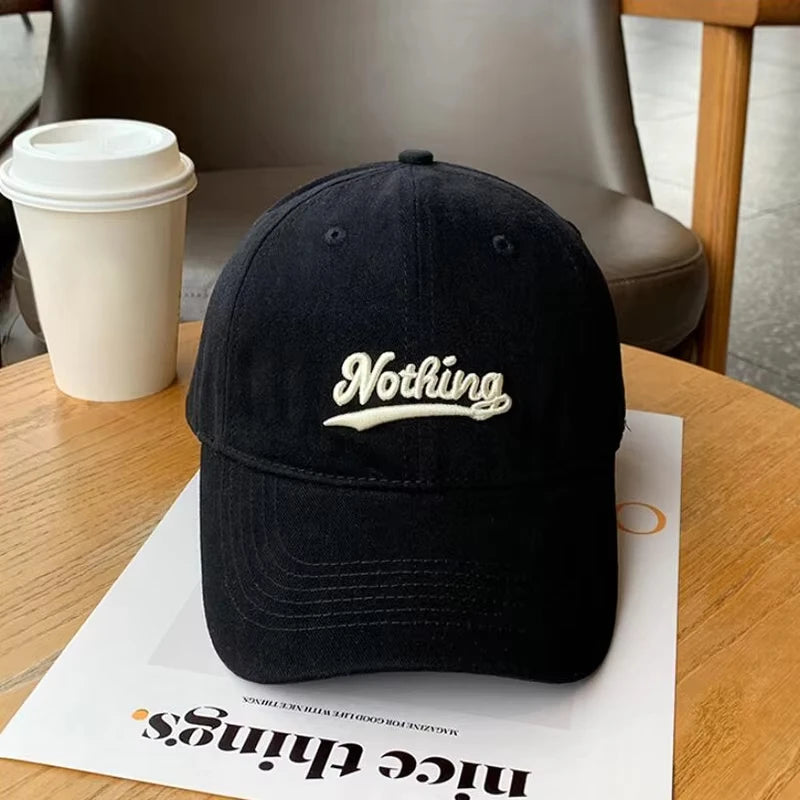 Embroidered Letters Casual Snapback Hip Hop Baseball Cap