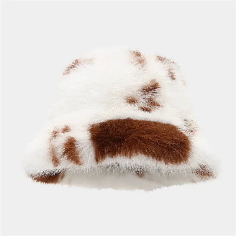 Winter Printed Polyester Bucket Hat