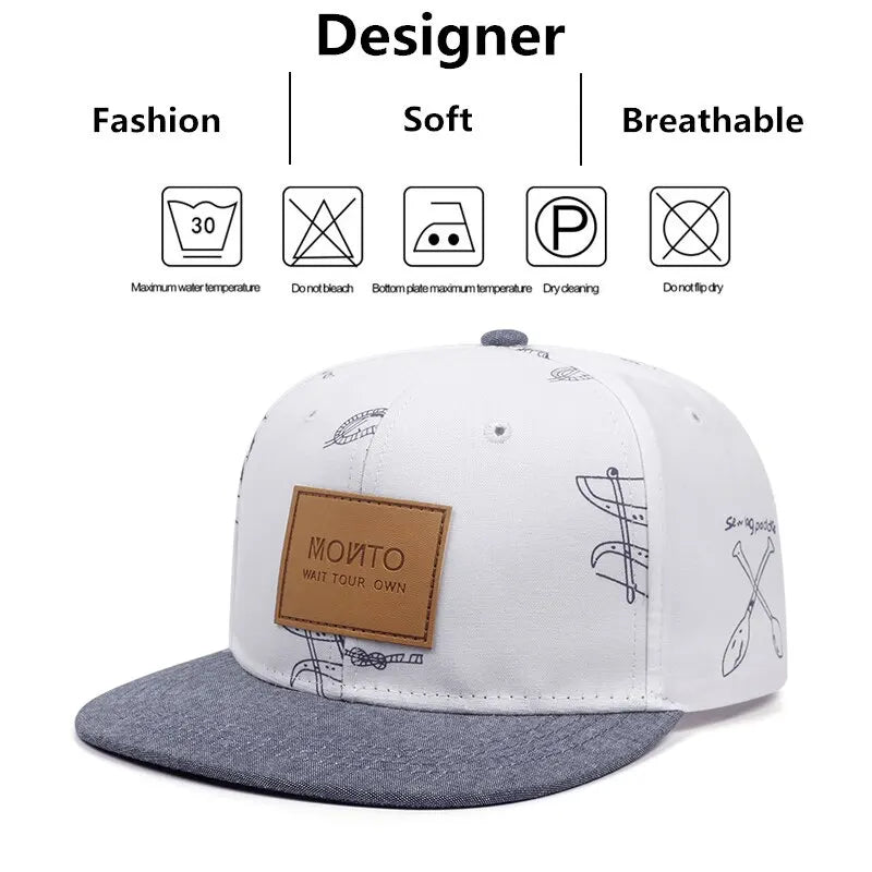Unisex Graffiti Snapback Baseball Cap