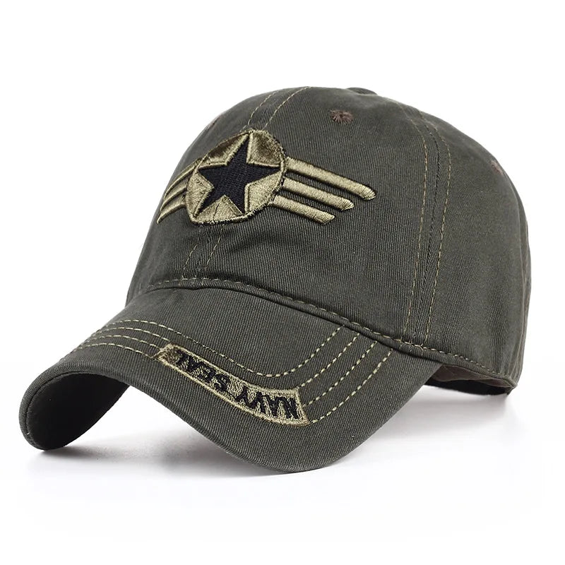 Camouflage Air Force Star Baseball Cap