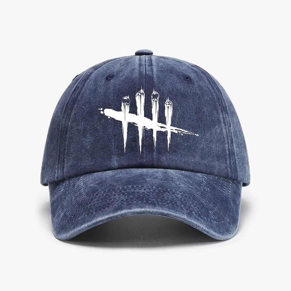 Dead By Daylight Washed Denim Adjustable Baseball Cap