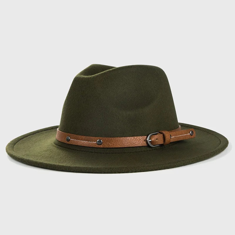 British Flat Brim Wool Bucket Hat