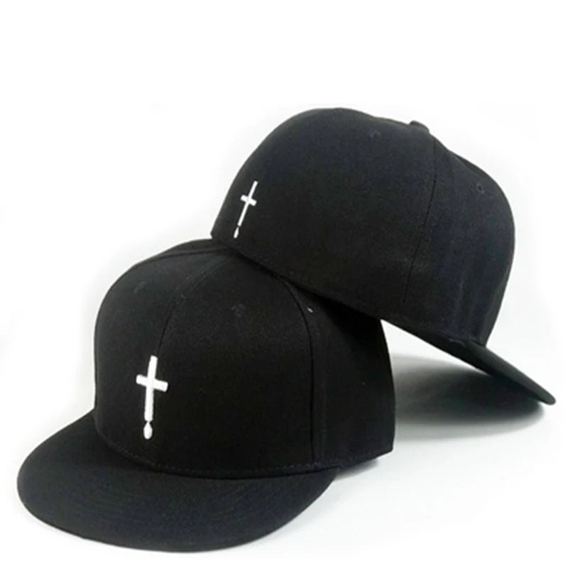 Embroidery Closed Fitted Solid Visor Snapback Cap