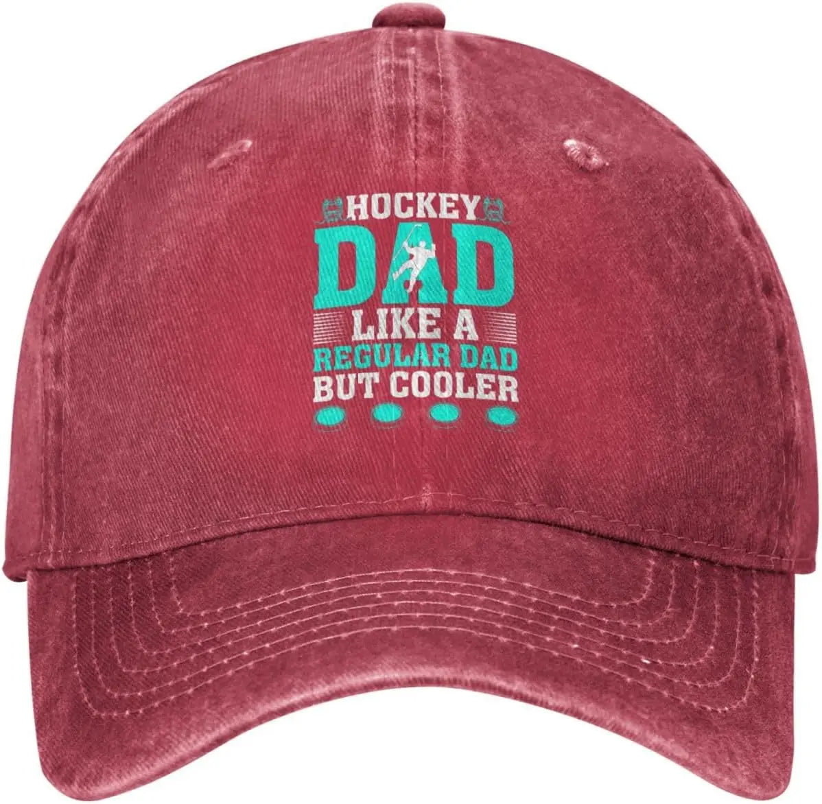 Hockey Dad Like Regular Dad But Cooler Baseball Cap