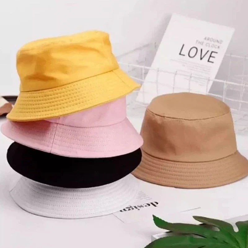 Cotton Summer Bucket Hat Children Candy