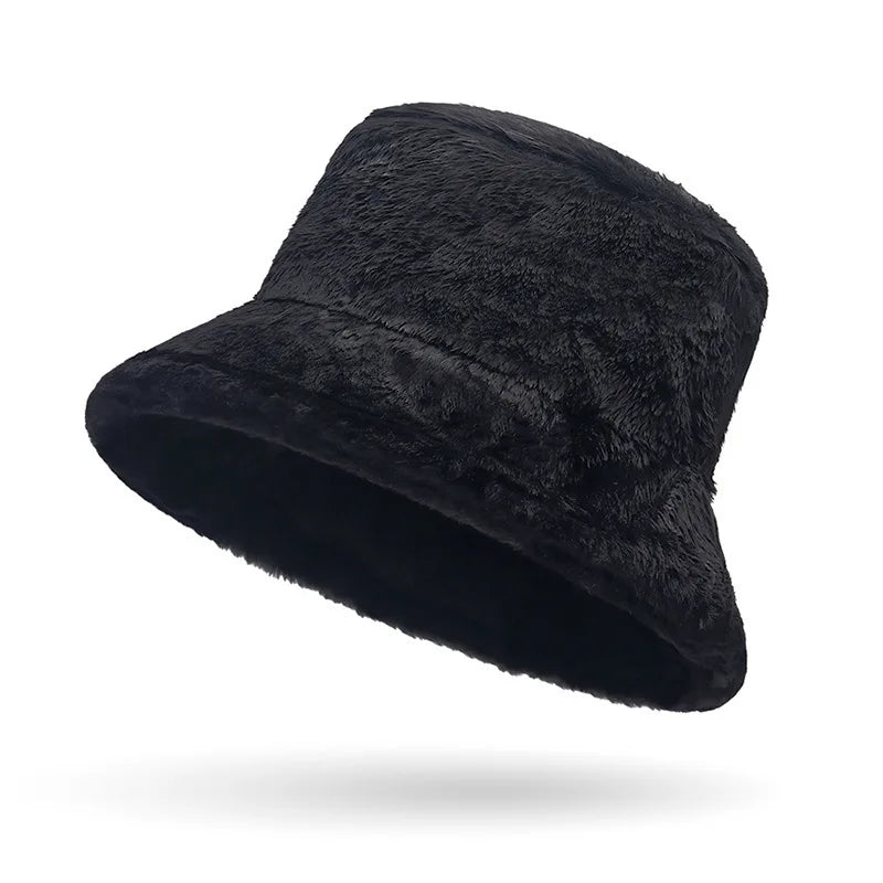 Women's Warm Thick Fisherman Bucket Hat