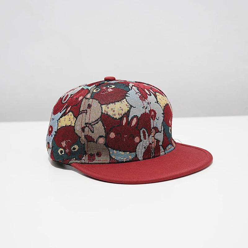 Kids Hip Hop Flat Brim Baseball Cap