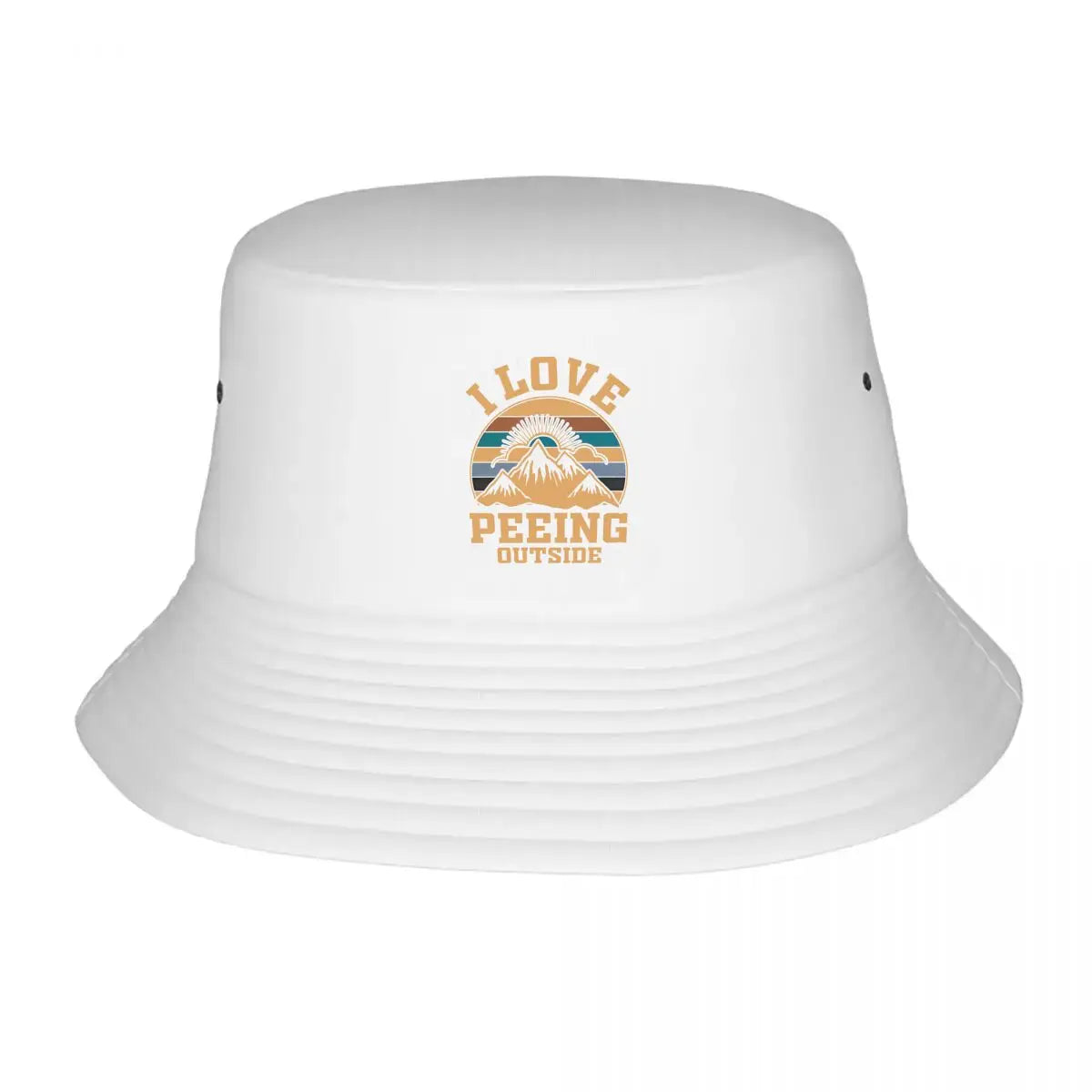 I Love Peeing Outside Mountain Sun Bucket Hat
