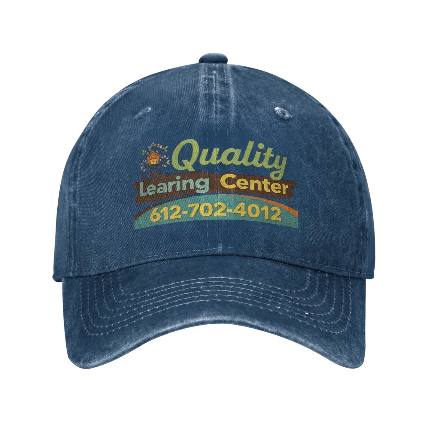Vintage Quality Learning Center Distressed Baseball Cap