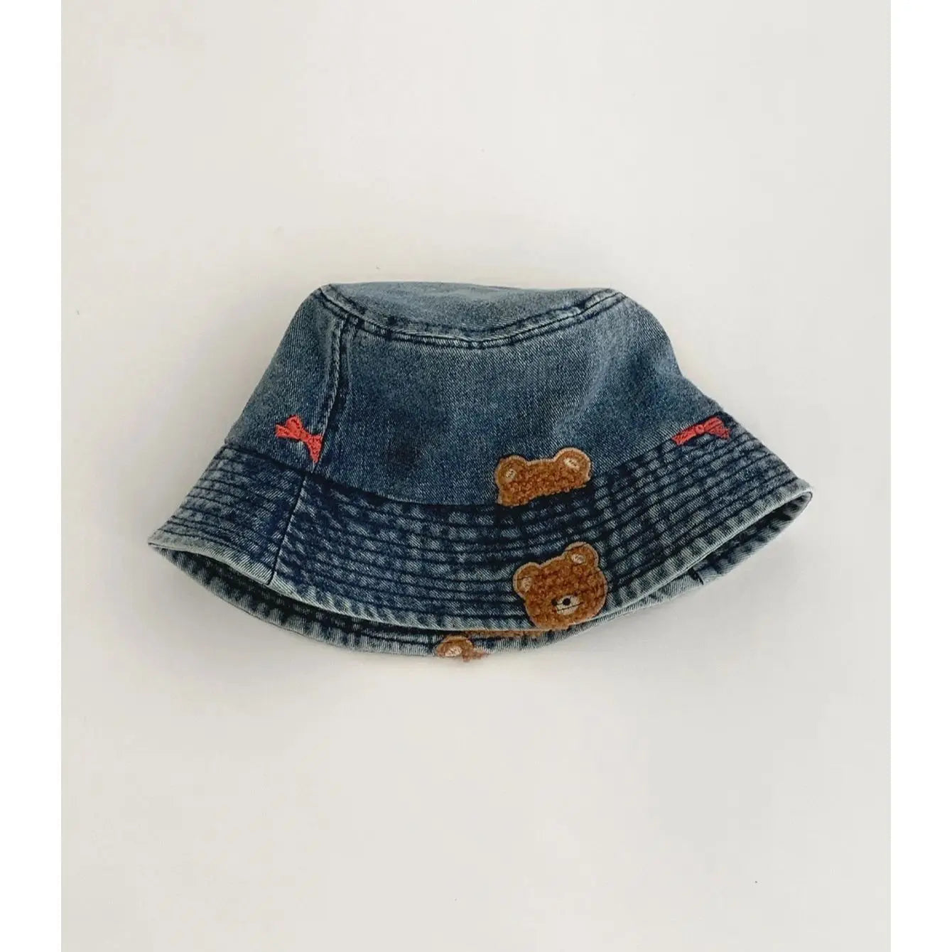 Washed Ripped Denim Fisherman Hat