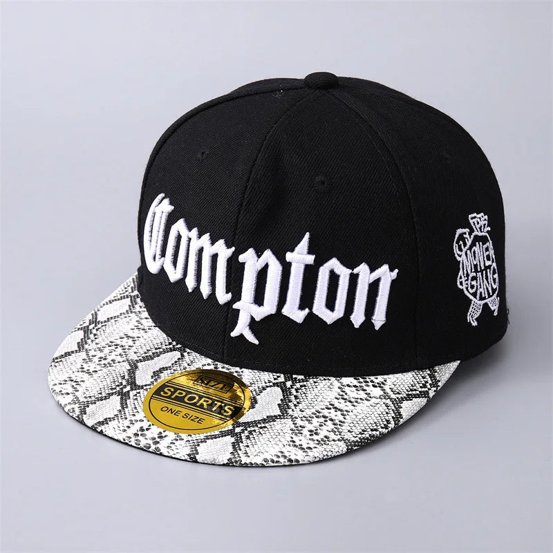 Compton Camouflage Snapback Hat Unisex