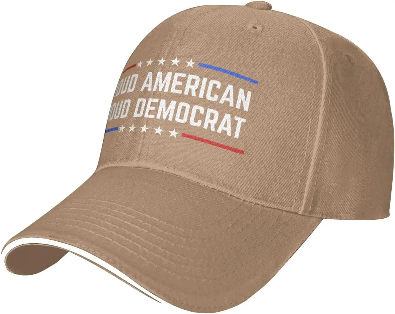 Proud American Democrat Polyester Baseball Cap