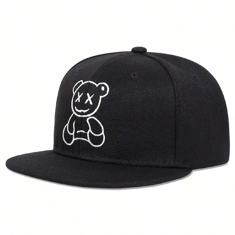 Unisex XX Little Bear Embroidery Hip-hop Hats