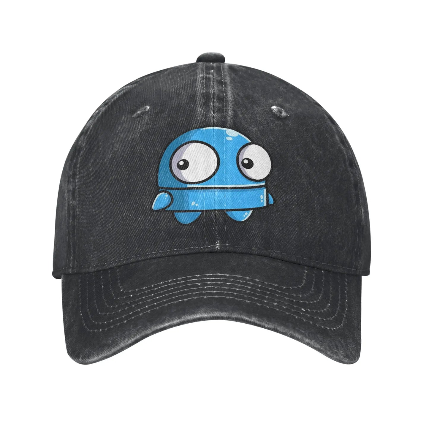 Vintage REPO Robot Horror Anime Denim Baseball Cap