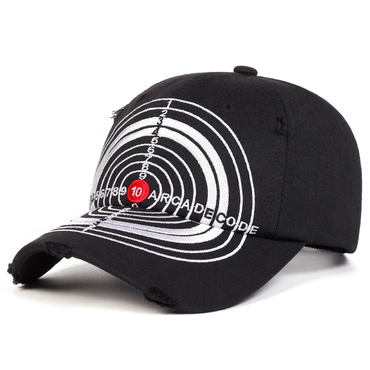 Unisex Bullseye Embroidery Baseball Caps