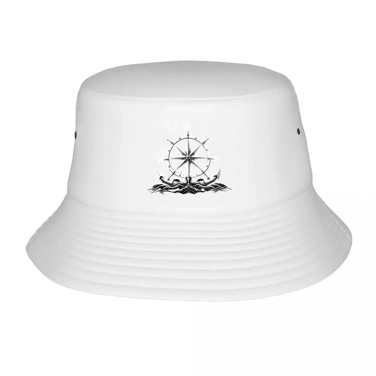 Compass Graphic Minimalist Outdoor Bucket Hat