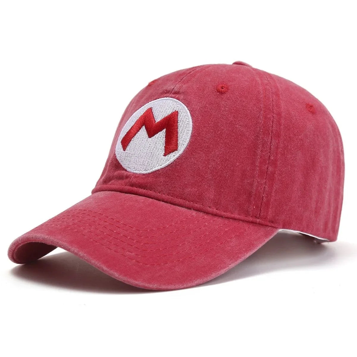 New Unisex Washed Cotton Cap Letter Embroidery Baseball Cap