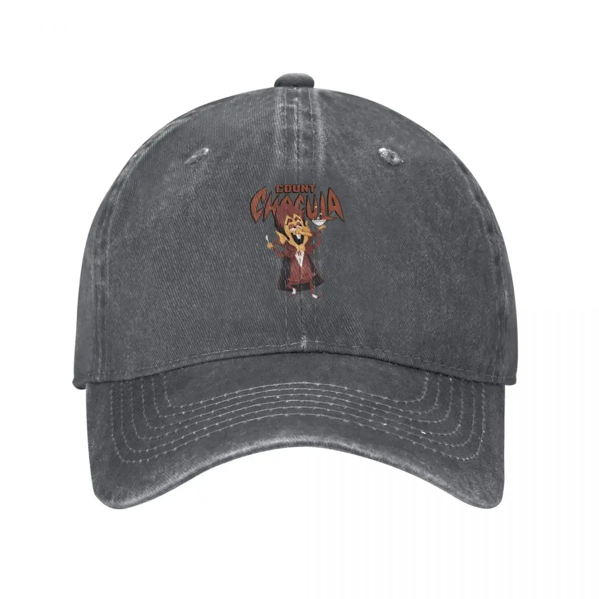 Classic 70s Count Chocula Mascot Logo Baseball Cap