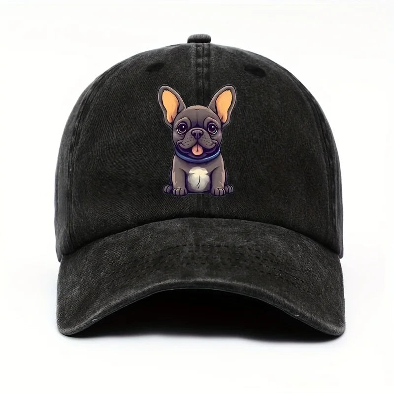 Fantasy Dog Print Cotton Baseball Cap Unisex