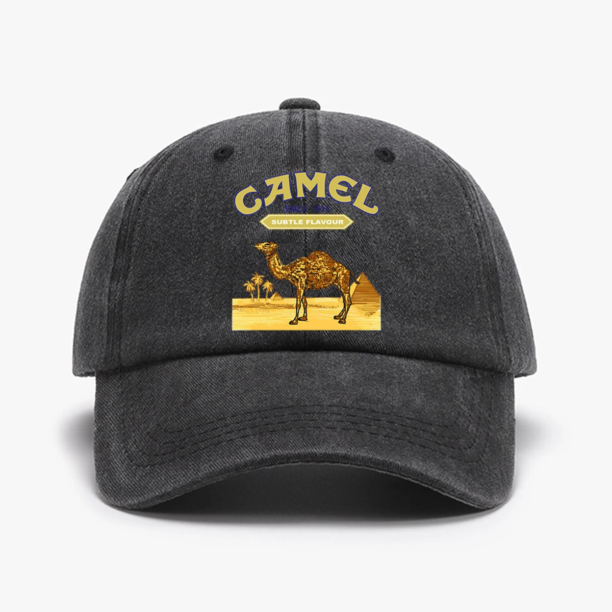 Camel Printed Lightweight Adjustable Outdoor Baseball Cap