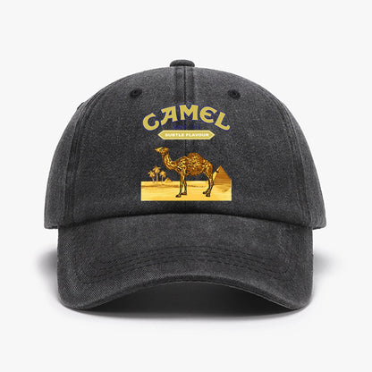 Camel Printed Lightweight Adjustable Outdoor Baseball Cap
