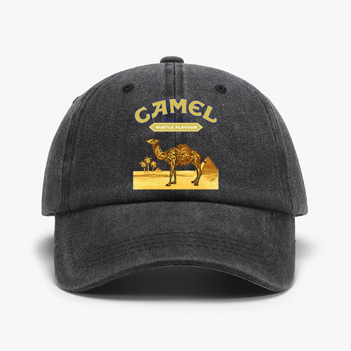 Camel Printed Lightweight Adjustable Outdoor Baseball Cap