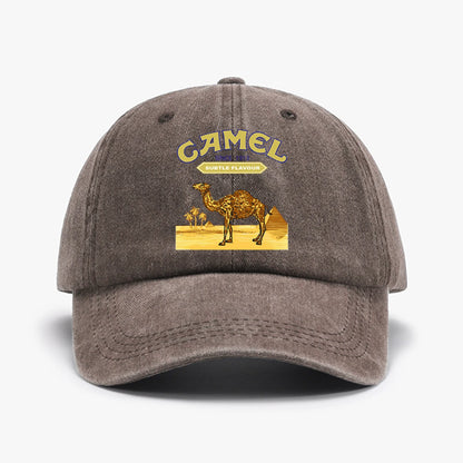 Camel Printed Lightweight Adjustable Outdoor Baseball Cap