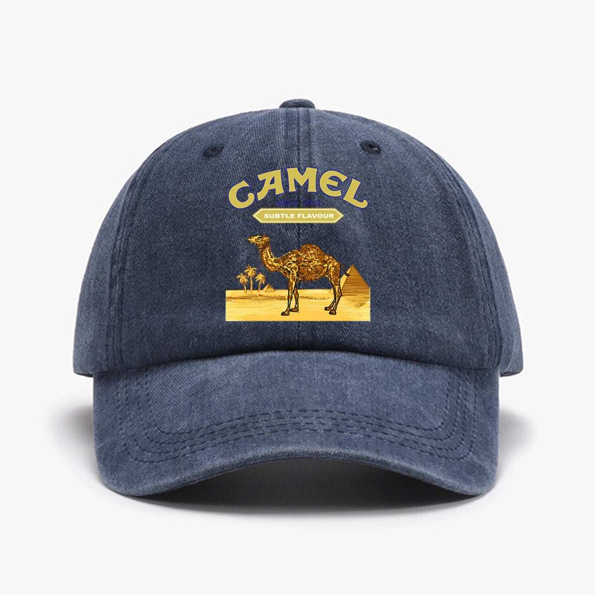 Camel Printed Lightweight Adjustable Outdoor Baseball Cap