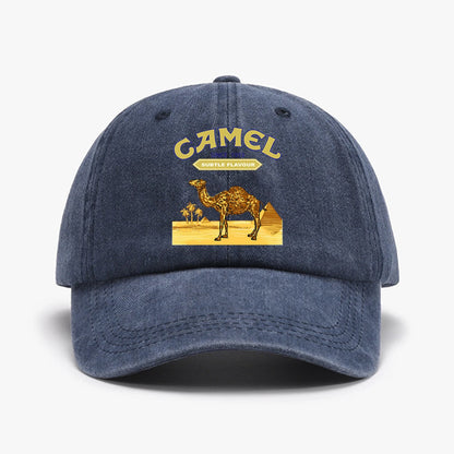 Camel Printed Lightweight Adjustable Outdoor Baseball Cap