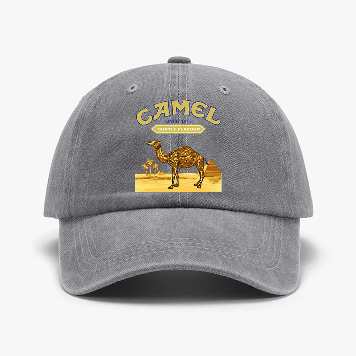 Camel Printed Lightweight Adjustable Outdoor Baseball Cap