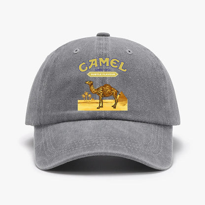 Camel Printed Lightweight Adjustable Outdoor Baseball Cap