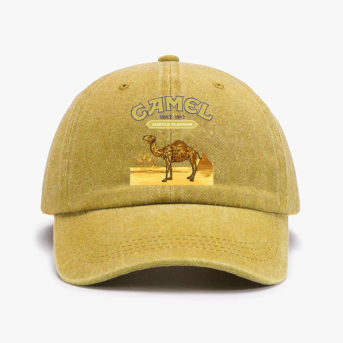 Camel Printed Lightweight Adjustable Outdoor Baseball Cap