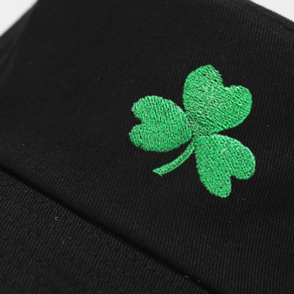 Shamrock Embroidered Sun Bucket Hat