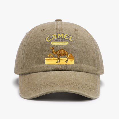 Camel Printed Lightweight Adjustable Outdoor Baseball Cap