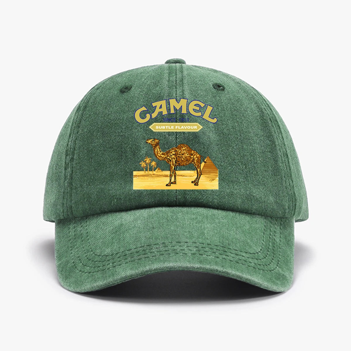 Camel Printed Lightweight Adjustable Outdoor Baseball Cap