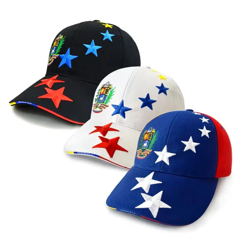 Venezuela Seven Stars Embroidery Baseball Cap