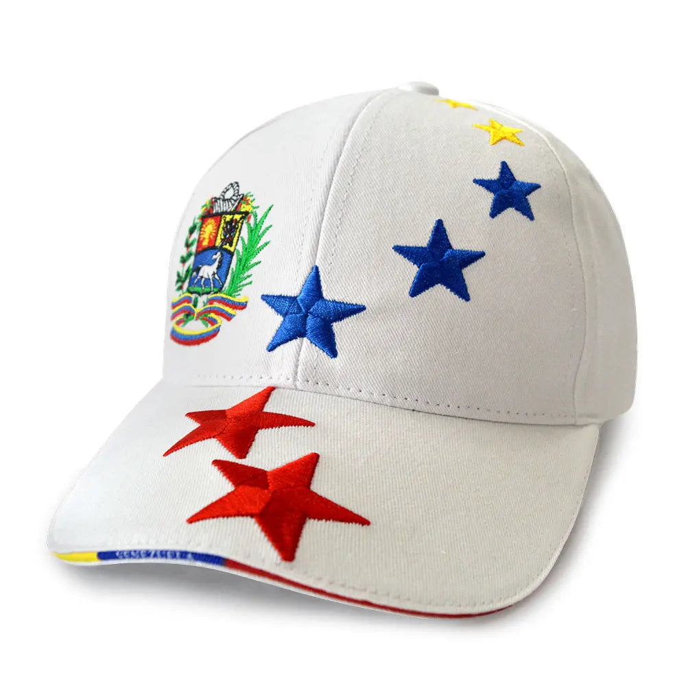 Venezuela Seven Stars Embroidery Baseball Cap