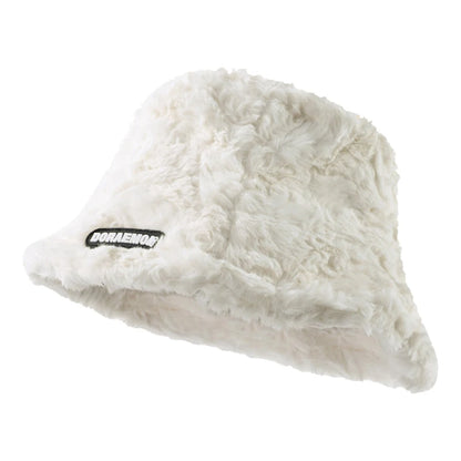 Korean Wool Plush Bucket Hat