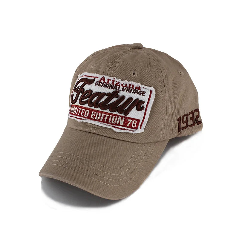 Vintage Embroidered Adjustable Snapback Baseball Cap