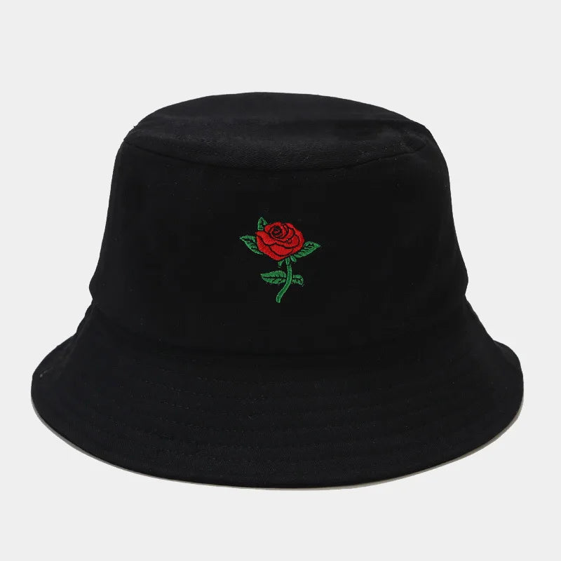 Floral Print Hip Hop Casual Summer Bucket Hat