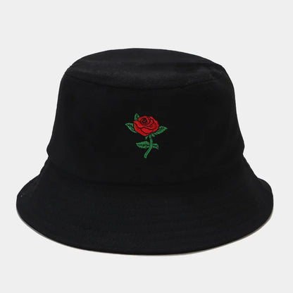Floral Print Hip Hop Casual Summer Bucket Hat