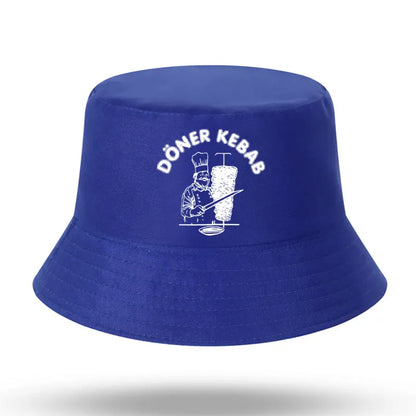 Doner Kebab Print Bucket Hat
