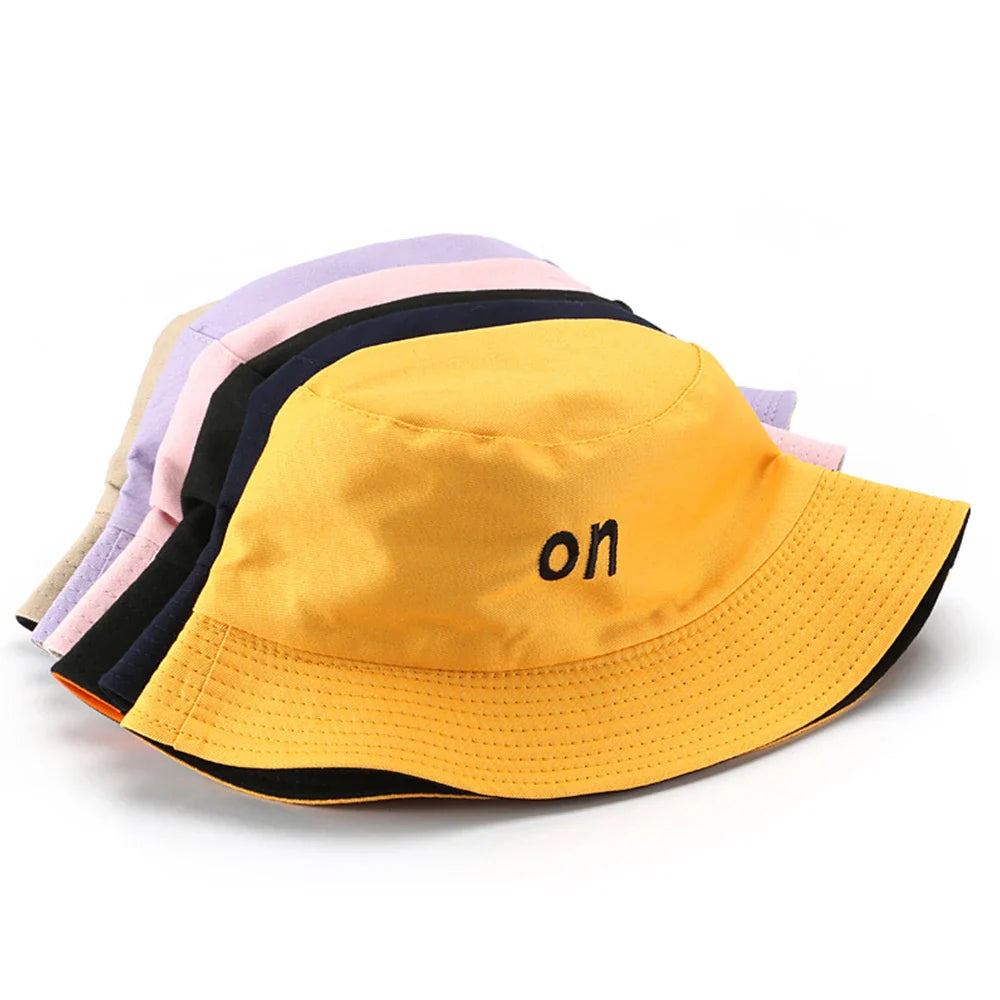 Hip Hop Panama Cap Cotton Double-sided Windproof Fisherman Hat Bob Homme
