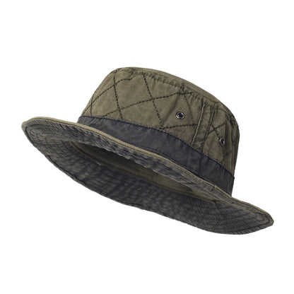 Washed Cotton Unisex Outdoor Fishing Bucket Hat