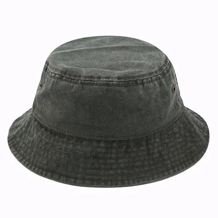 Vintage Washed Denim Hip Hop Bucket Hat