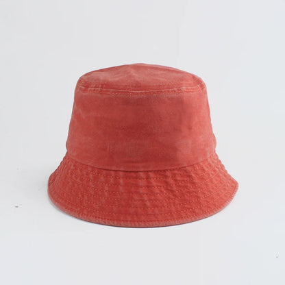 Kids Washed Denim Sun Bucket Hat