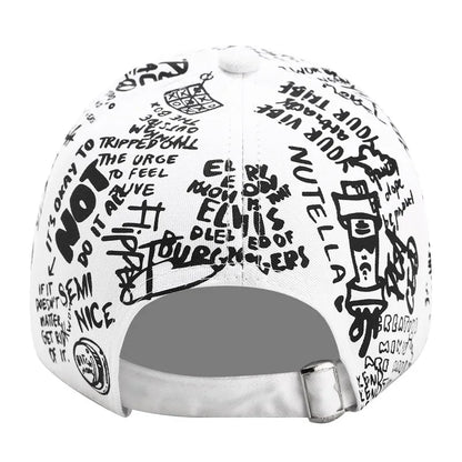 Unisex Korean Graffiti Streetwear Baseball Cap