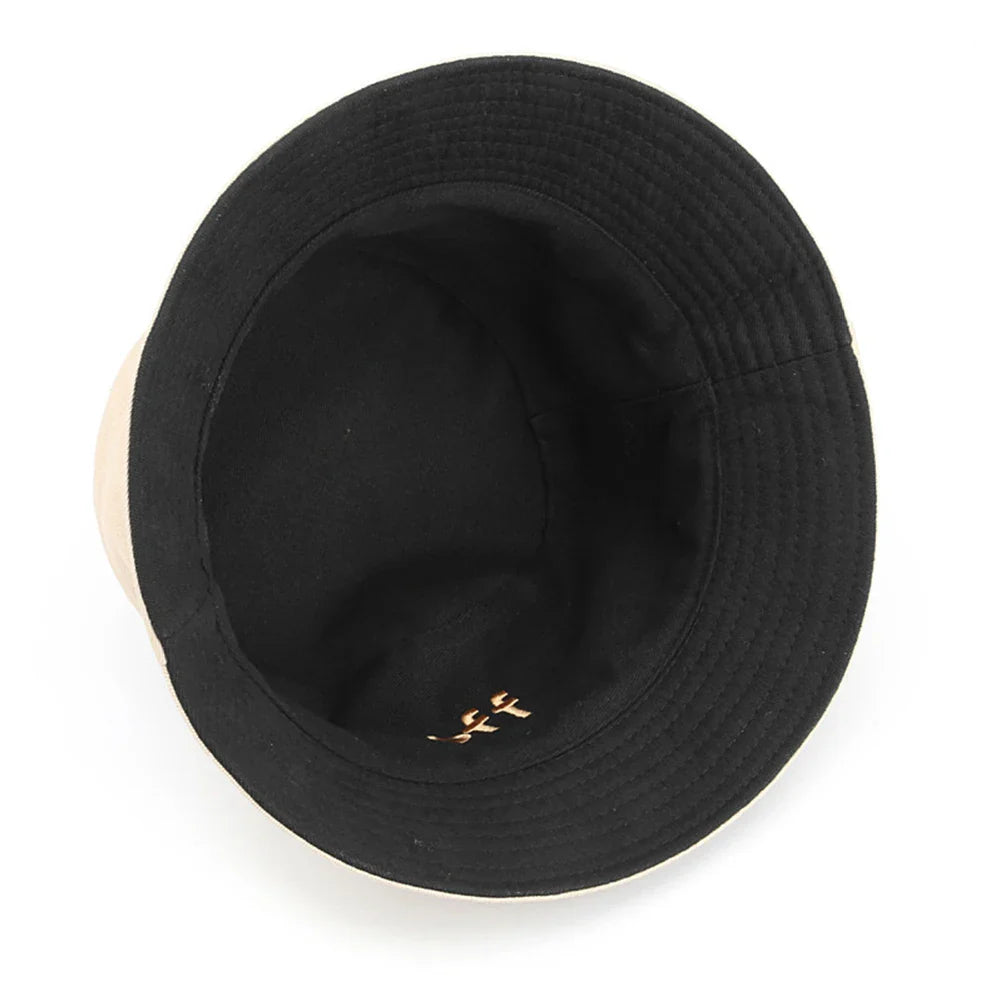 Hip Hop Panama Cap Cotton Double-sided Windproof Fisherman Hat Bob Homme